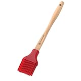 Le Creuset BB211-67 Silicone Basting Brush, Cherry