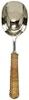 Decorative Ice Scoop with Woven Bamboo Handle