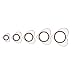 Cuisipro Snap Fit Cookie Cutters Set of 5, Heart Shapes
