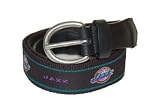 The Mark Adult Canvas Material NBA Utah Jazz Belt w/Buckle Closure - (Different Sizes), 32