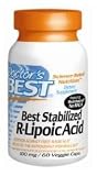 Doctor's Best Best Stabilized R-Lipoic Acid Na-RALA, 100 mg, 60 Veggie Caps by ClubNatural