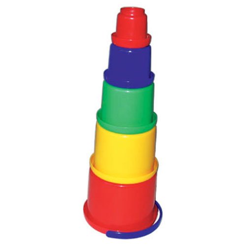 Childrens Toyshop  Toys : Nesting Stacking Cups 5 pieces PVC-Free