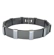 Stainless Steel Polished Bracelet- 8.5'' long