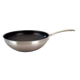 Buy American Kitchen 12-Inch Stainless-Steel Nonstick Stir-Fry Pan