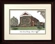 Hardin-Simmons University Alma Mater Alma Mater 14x18 Lithograph in Mahogany Frame