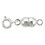 Sterling Silver 5 mm (medium size) Magnetic Clasp Converter for necklaces