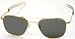 Randolph Aviator Sunglasses 52MM Gold Frame Grey Lens AF21611