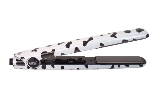 Iso Professional Beauty Titan Cow Tourmaline Ceramic Hair Straightener Styler / Flat Iron GBF- 1083