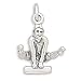 Vaulting Gymnast Gymnastics Charm Sterling Silver