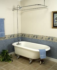 Barclay Acrylic 60 White Tub ATR60-WH-PN