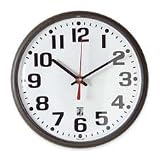 NSN5573149 Selfset Wall Clock,Hardware Incld.,12" Diameter,Bronze Body