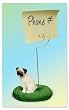 Pug - Memo Holder - New Desk Top Gift