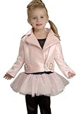Kids Halloween Childrens Costumes Girls Pink Harley Davidson Motorcycle Biker Jacket Costume Theme Party Outfit