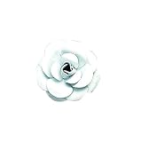 Baby & Maternity Online Shop Ranking 13116. Small Metal Rose Magnet - White - Set of 3