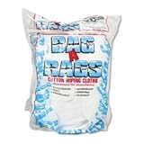 Bag-A-Rags Reusable Wiping Cloths, Cotton, White, 1lb Box