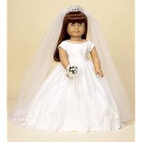 Bridal Dress COMPLETE Outfit, Fits 18 Dolls Like American Girl®