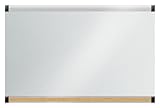 IMAGE OF Board Dudes 2'x3' Glass-X Aluminum Framed Glass Dry Erase Board (17007BDUA)