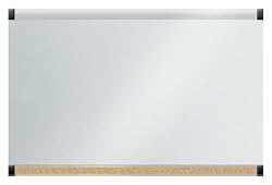 Board Dudes 2 x3 Glass-X Aluminum Framed Glass Dry Erase Board 17007BDUA discount