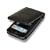 EASYi - Luxury Black Genuine Leather Case Cover & Screen Protector for New Apple iPod Touch 3RD Generation 2009/10 - 8GB 32GB 64GB