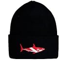 Scuba Dive Diving Ski Knit Cap Hat - Beanie with Shark Dive Flag Logo Trident Embroidered