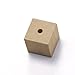Mylittlewoodshop - Pkg of 25 - Bead Square - 1 inch in diameter with 3/16 hole unfinished wood(WW-BE3060-26)