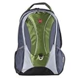 SwissGear Green In Line Computer Laptop Backpack Bag SA9666