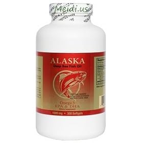 NCB Alaska Deep Sea Fish Oil, Omega 3 1000mg 300 Softgels