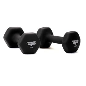 Neoprene Dumbbells Black (Sold in Pairs) by 