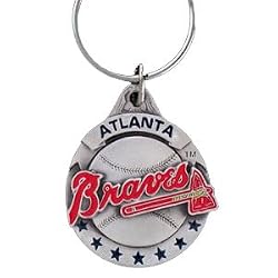 Atlanta Braves Pewter Keychain