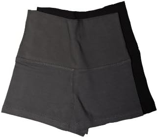 Fold Over Solid or 2 Color Yoga Shorts