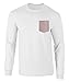 Merica Stadium Jersey USA Unisex Size Long Sleeve T Shirt with Front Pocket