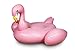 Inflatables Giant Pink Flamingo Pool Float + 3 Flamingo Beverage Holders