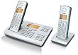 Siemens Gigaset Dect 6.0 Expandable 2 line Cordless Phone System with Caller ID and Integrated Answering Machine - 2 Handset Pack