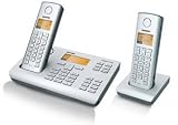 Siemens Gigaset Dect 6.0 Expandable 2 line Cordless Phone System with Caller ID and Integrated Answering Machine - 2 Handset Pack