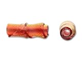 8x16mm Glass Bamboo Bead - Candy on Sunset Coral