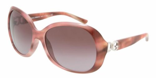 Dolce & Gabbana DG 6056 (16198H) STRIPED PINK w VIOLET GRADIENT lens 60mm 16mm