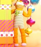 Giant Huggable Clementine Monkey