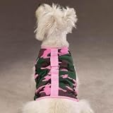 Extra Small Pink Camo Dog Harness Vest