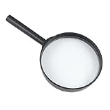 uxcell 拡大鏡 虫眼鏡 虫めがね ルーペプラスチック ガラス 本 読む 75mm