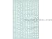 Microscale Large Scale 1/4 Extended Railroad Roman Passenger Numbers & Letters - Whit...