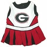 Georgia Bulldogs Cheerleader Dog Dress - Georgia Bulldogs Dog Dresses