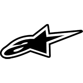 Sticker Tuning Alpine Stars 15x6 cm