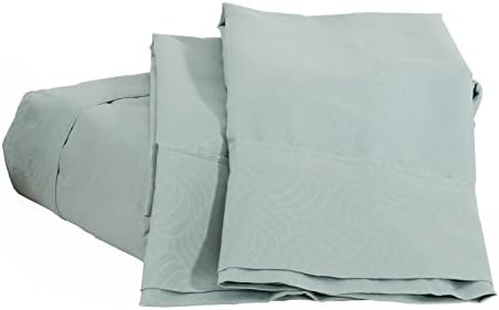 Natalia Cavalletto Swirl 1800 Series 6 Piece Bed Sheet Set, King, Teal