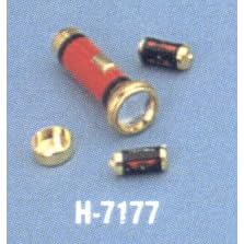 Miniature Red Flashlight with Batteries!!! by Royal Miniatures