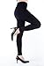 Tooklanet Jacqueline New York, One Size Fits All Full Length Seamless Leggings (Black)