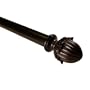 Acorn Curtain Rod in Mahogany Size: 86" - 120"