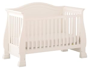 Status Series 500 Stages Convertible Crib, Antique White