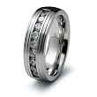 Stainless Steel Ring with CZ (Sizes 8-12)