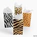 12 Zoo Animal Print Goody Bags