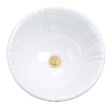 St. Thomas Creations 1044.000.01 St. Martin Round Above Counter Lavatory Sink Less Overflow, White Finish. Drain stopper not included. 318gIPc6ITL. SL160 St. Thomas Creations 1044.000.01 St. Martin Round Above Counter Lavatory Sink Less Overflow, White Finish. Drain stopper not included.